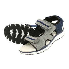 American Club Sports Sports Boys Cuir Insert ES33 / 21 Gray gris 2