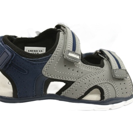 American Club Sports Sports Boys Cuir Insert ES33 / 21 Gray gris 5