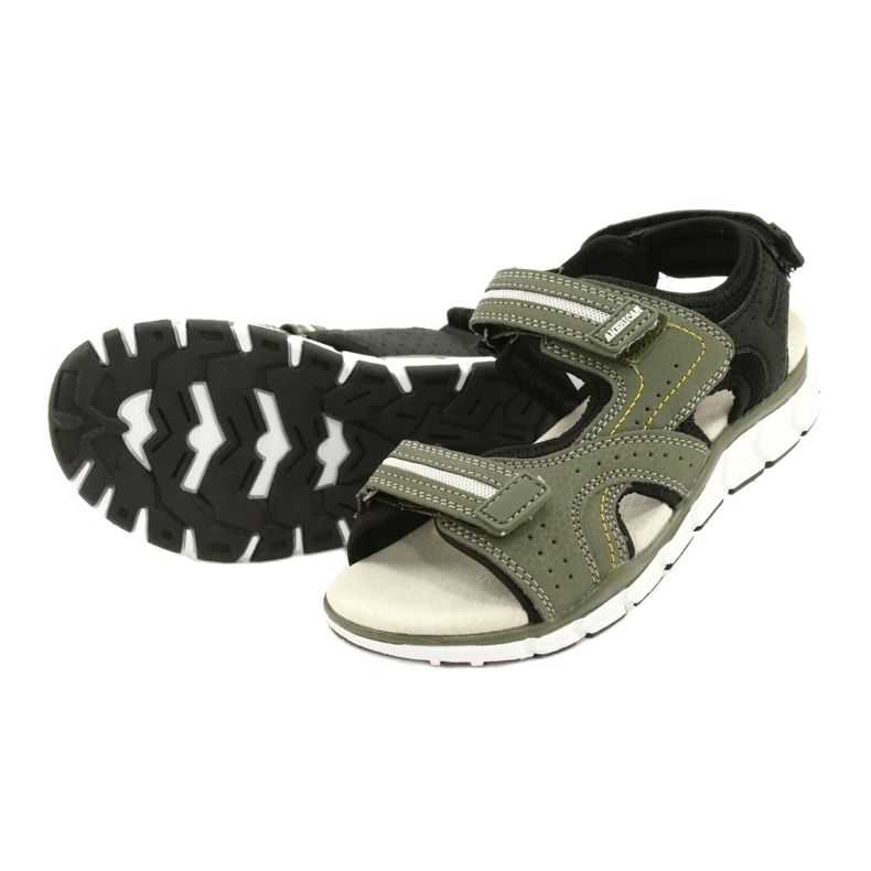 American Club Sports Sports Boys Leather Insert ES33 / 21 kaki vert 3