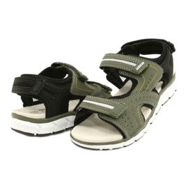 American Club Sports Sports Boys Leather Insert ES33 / 21 kaki vert 2