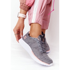 NEWS Chaussures Sport Femme Confort Mousse Gris Longue Distance 2