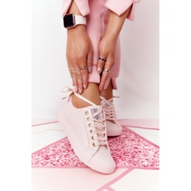 Baskets en cuir écologique pour femmes Cross Jeans HH2R4004C Rose 2 Baskets en cuir écologique pour femmes Cross Jeans HH2R4004C Rose 2