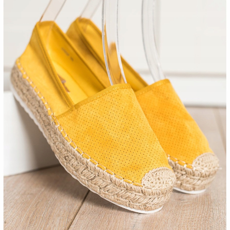 Seastar Espadrilles Ajourées En Daim jaune 1
