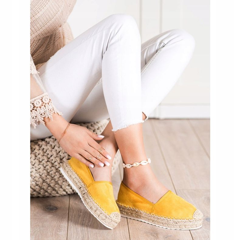 Seastar Espadrilles En Daim Jaune 1
