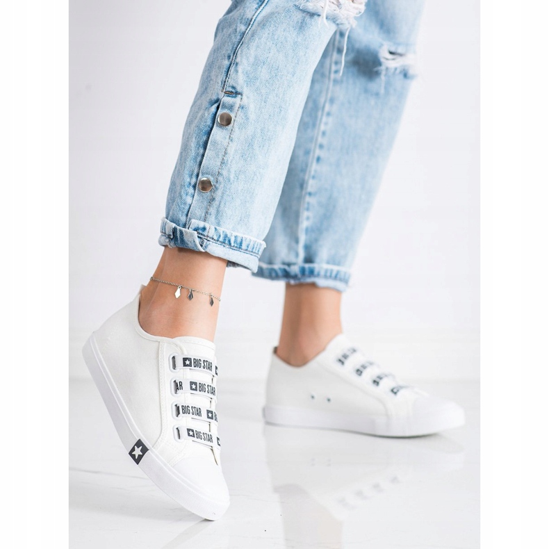Baskets Big Star pour femmes HH274094 blanc 1
