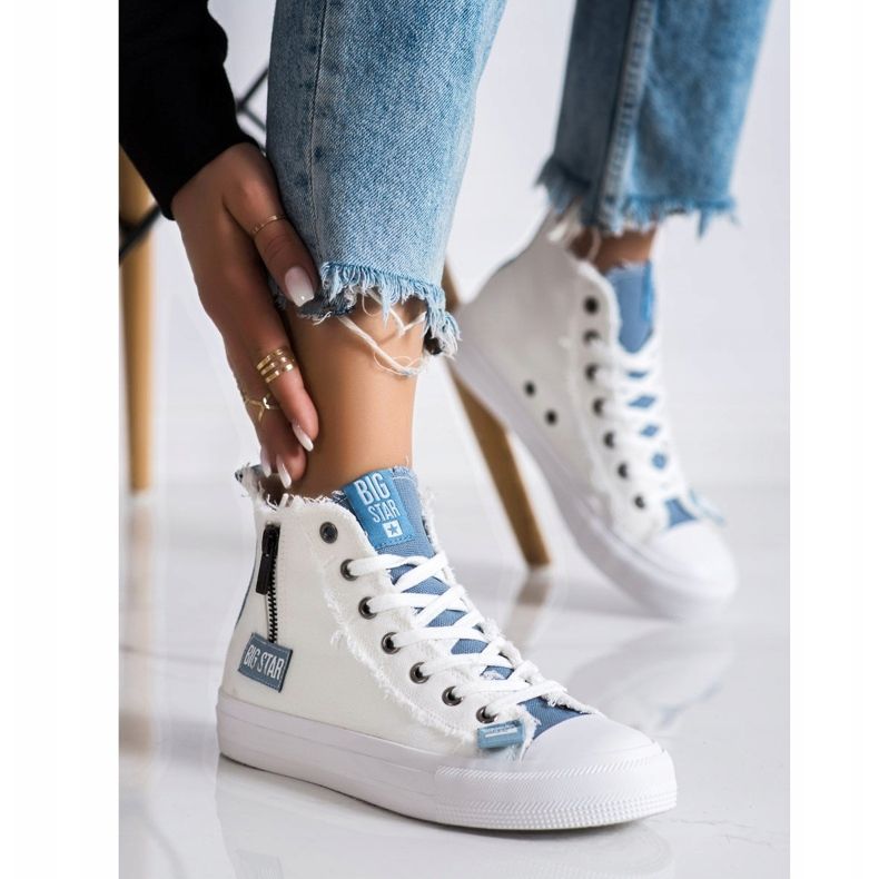 Baskets Big Star pour femmes HH274160 blanche 1 Baskets Big Star pour femmes HH274160 blanche 1