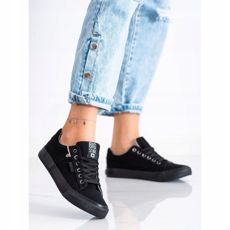 Baskets pour femmes Big Star AA274513 noir 1