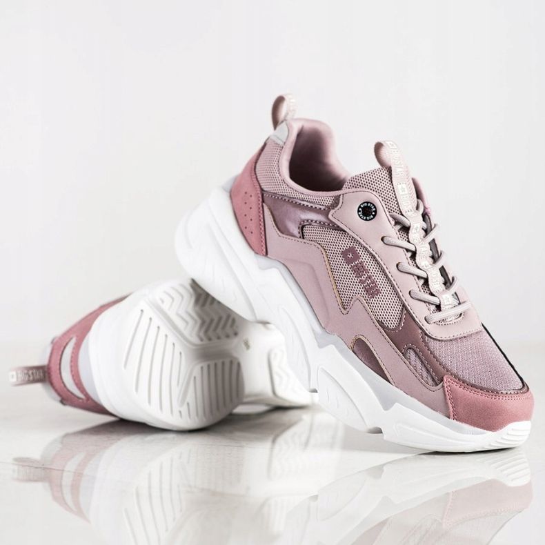 Baskets pour femmes Big Star HH274258 violet rose 1 Baskets pour femmes Big Star HH274258 violet rose 1