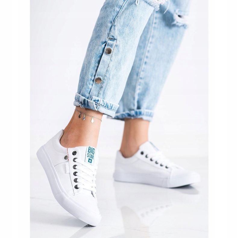 Baskets pour femmes Big Star AA274511 blanche 1