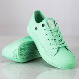 Baskets pour femmes Big Star AA274030 vert 2