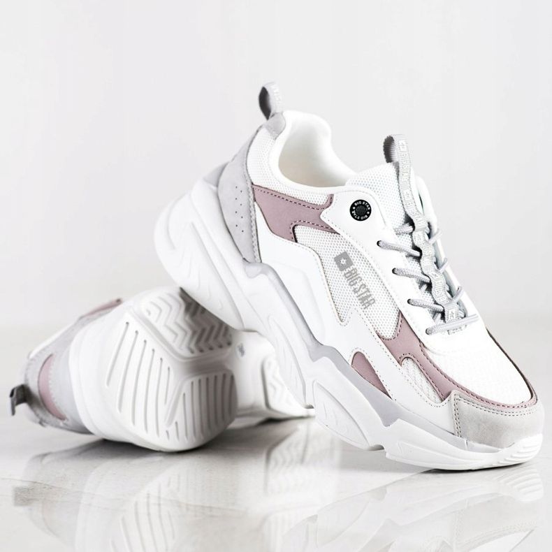 Baskets pour femmes Big Star HH274255 blanche 1