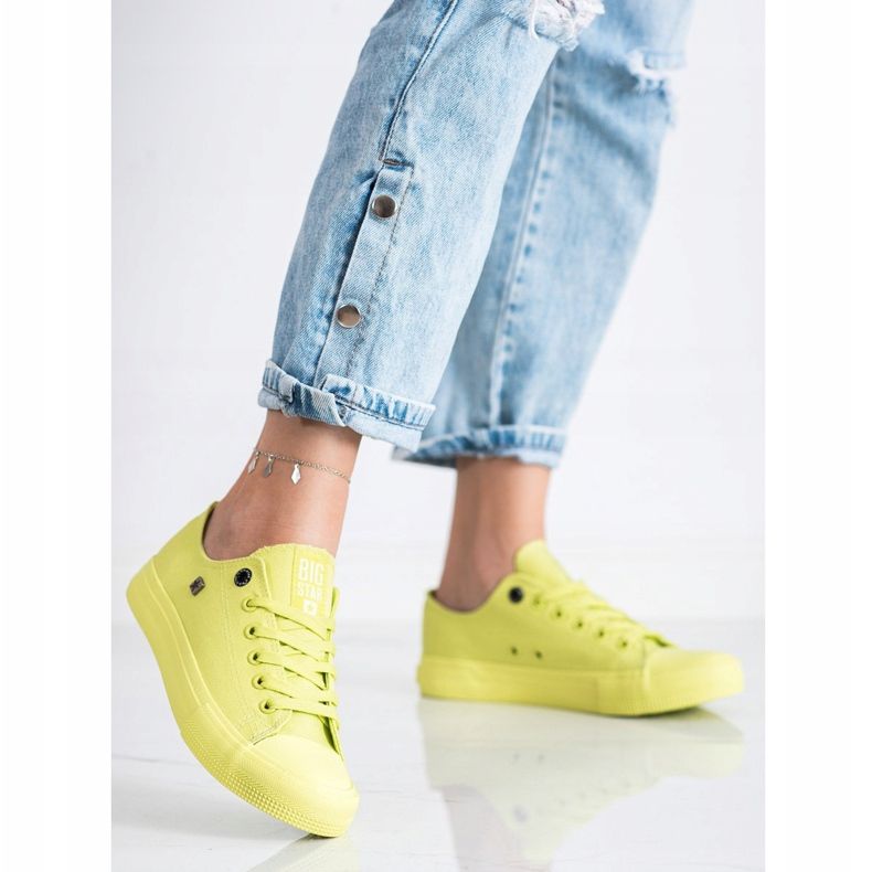 Baskets pour femmes Big Star AA274012 vert 1