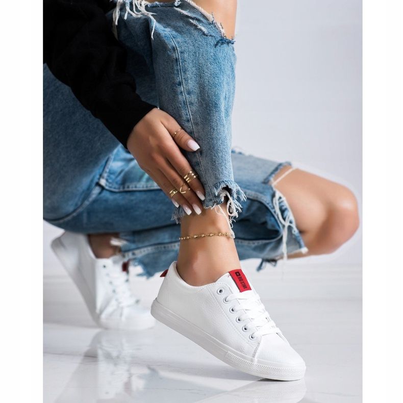 Baskets pour femmes Big Star DD274685 blanc 2