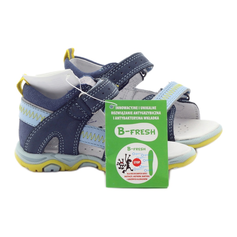 Bartek 81824 sandales bleues pour garçons avec velcro 5