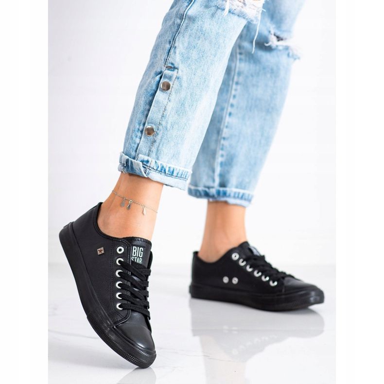 Baskets pour femmes Big Star V274871 noir 1
