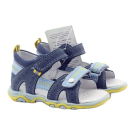 Bartek 81824 sandales bleues pour garçons avec velcro 4