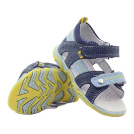 Bartek 81824 sandales bleues pour garçons avec velcro 3 Bartek 81824 sandales bleues pour garçons avec velcro 3