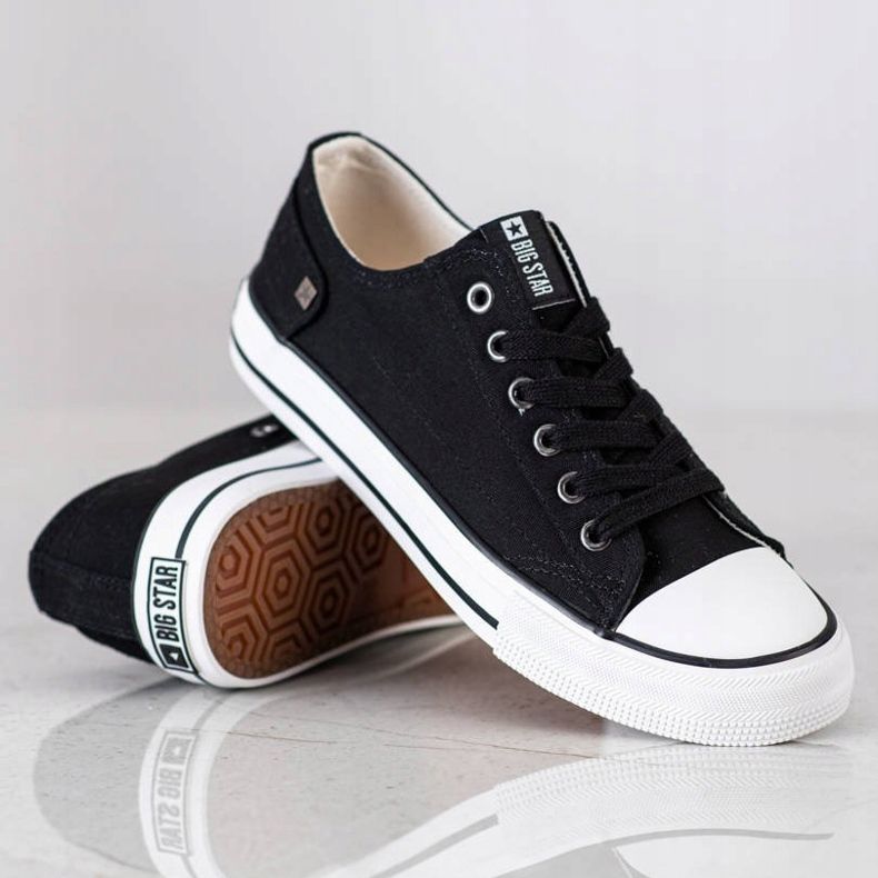Baskets pour femmes Big Star DD274338 noir 1
