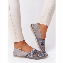 Ballerines en cuir pour femmes Maciejka 01930-86 Ashen multicolore 4