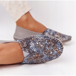 Ballerines en cuir pour femmes Maciejka 01930-86 Ashen multicolore 6