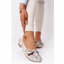 Ballerines Cuir Femme Maciejka 01358-44 Beige Sale 2