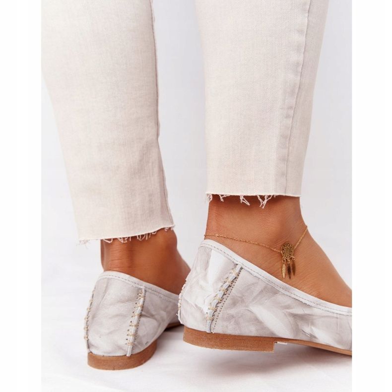 Ballerines Cuir Femme Maciejka 01358-44 Beige Sale 1