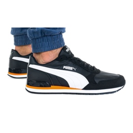 Puma St Runner V2 Nl M 365278 33 chaussures blanche le noir orange 5