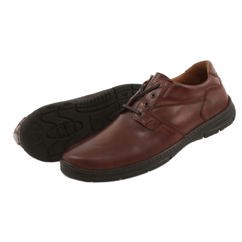 Badura chaussures pour hommes confort 3509 marron brun 3
