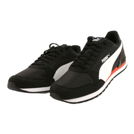 Puma St Runner V2 Nl M 365278 33 chaussures blanche le noir orange 1