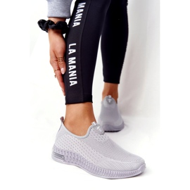 PS1 Chaussures de sport pour femmes Slip-on Gris Be Stretchy 4 PS1 Chaussures de sport pour femmes Slip-on Gris Be Stretchy 4