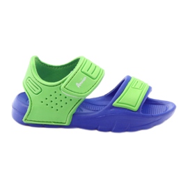 Sandales d'eau American Club 0333 bleu vert 1