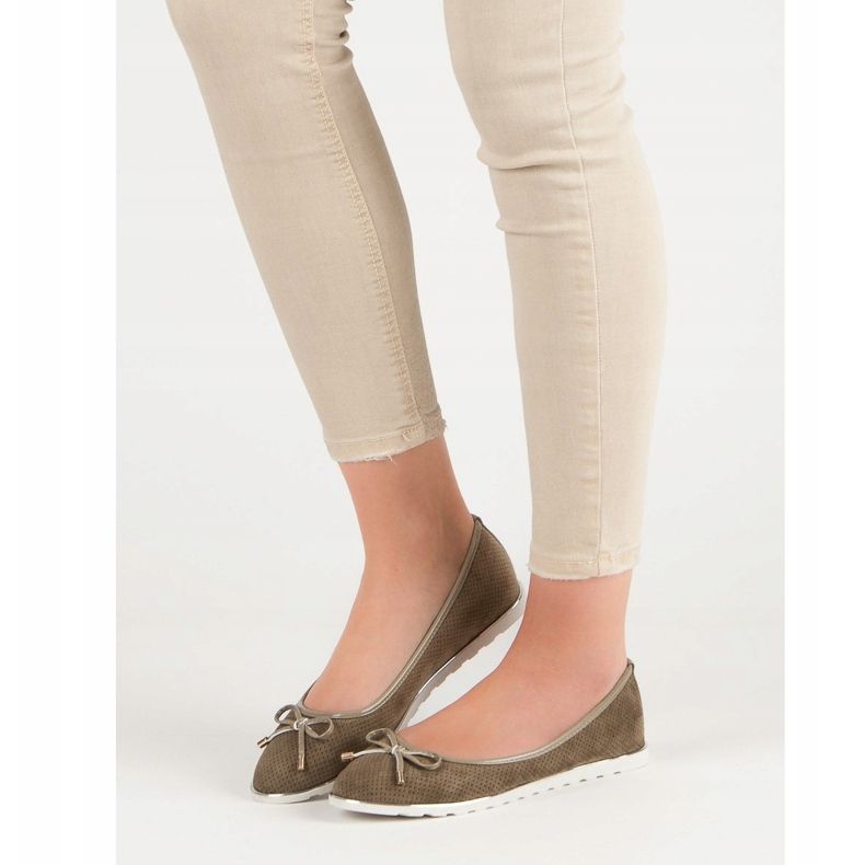 Small Swan Ballerines vertes 1