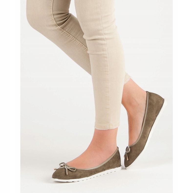 Small Swan Ballerines vertes 2