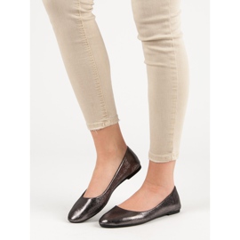 Filippo Ballerines classiques gris 1