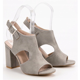 Sandales fermées VINCEZA gris 1