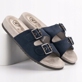 Kylie Chaussons Classiques Bleu Marine 2 Kylie Chaussons Classiques Bleu Marine 2