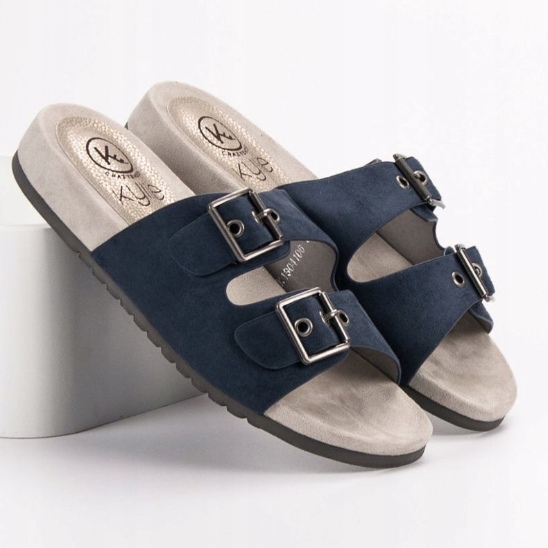 Kylie Chaussons Classiques Bleu Marine 2 Kylie Chaussons Classiques Bleu Marine 2