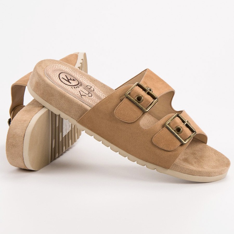 Kylie Chaussons Marrons Classiques brun 1