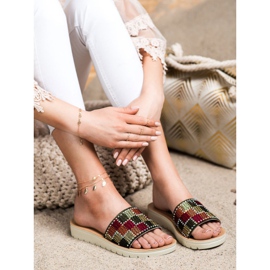 SHELOVET Chaussons Avec Oxyde De Zirconium multicolore 2