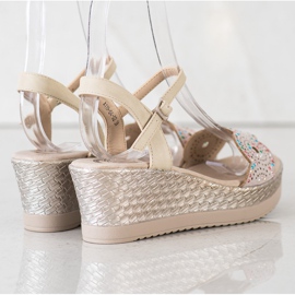 Kylie Sandales décontractées beige 1