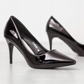 Kylie Escarpins classiques en cuir écologique le noir 2