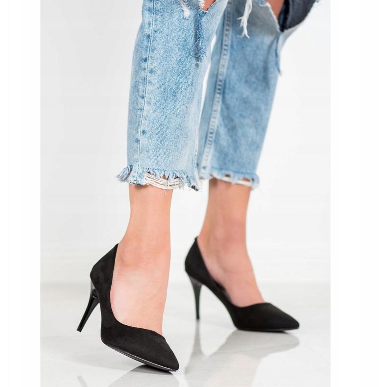 Kylie Escarpins classiques en daim noir 2