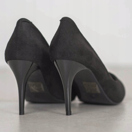 Kylie Escarpins classiques en daim le noir 4