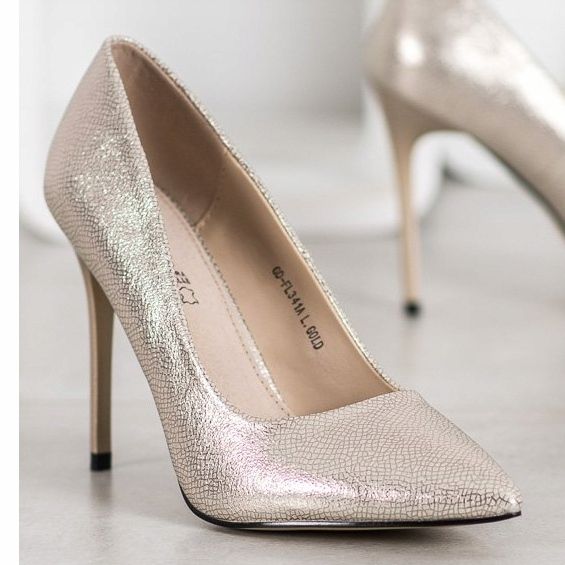Goodin talons hauts à la mode doré 1