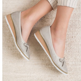 Goodin Escarpins à coins ajourés doré 2