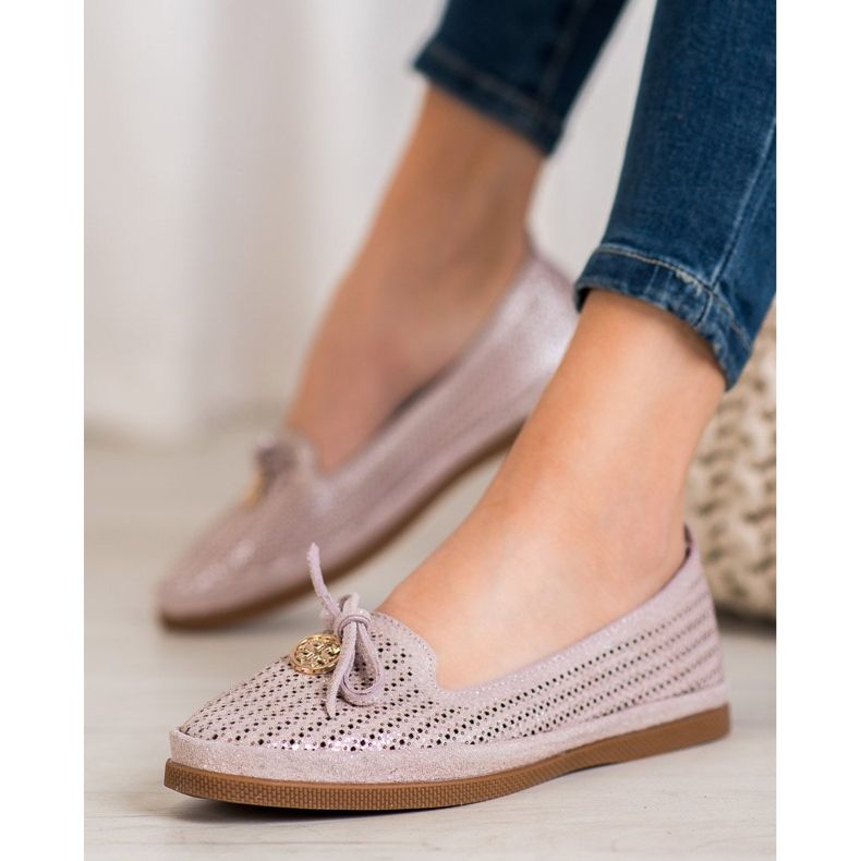 Ballerines élégantes VINCEZA multicolore rose 1