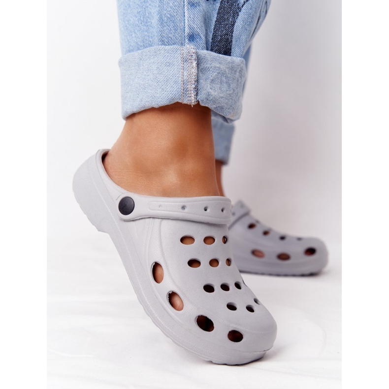 Flameshoes Pantoufles Eva en mousse grise pour femmes 1