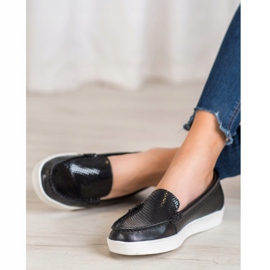 Mocassins sur la plateforme VINCEZA noir 2