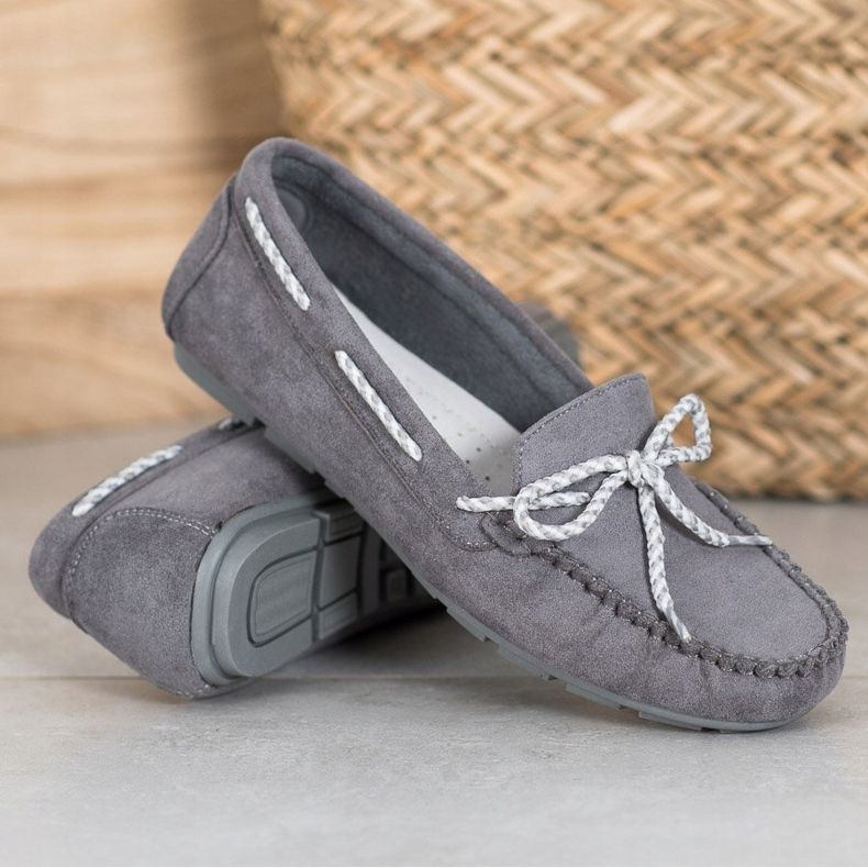 Mocassins décontractés VINCEZA gris 1