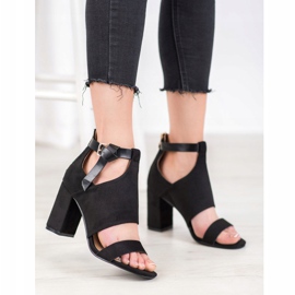 Sandales à la mode VINCEZA le noir 2
